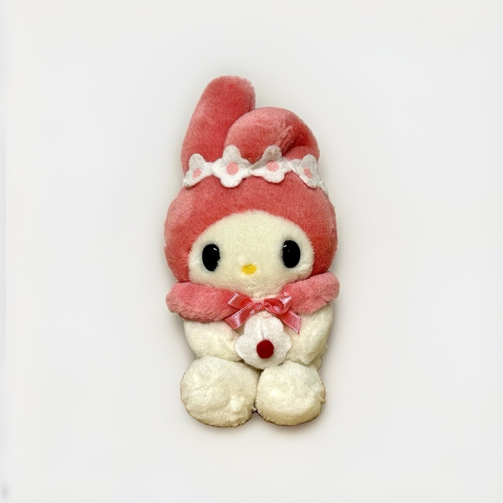 Vtg Y2k Hello Kitty Sanrio Smiles My Melody Mini Plush Flower Kawaii Nostalgia